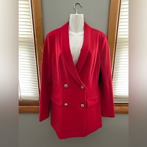 NWT INC International Concepts Red Blazer, size M.